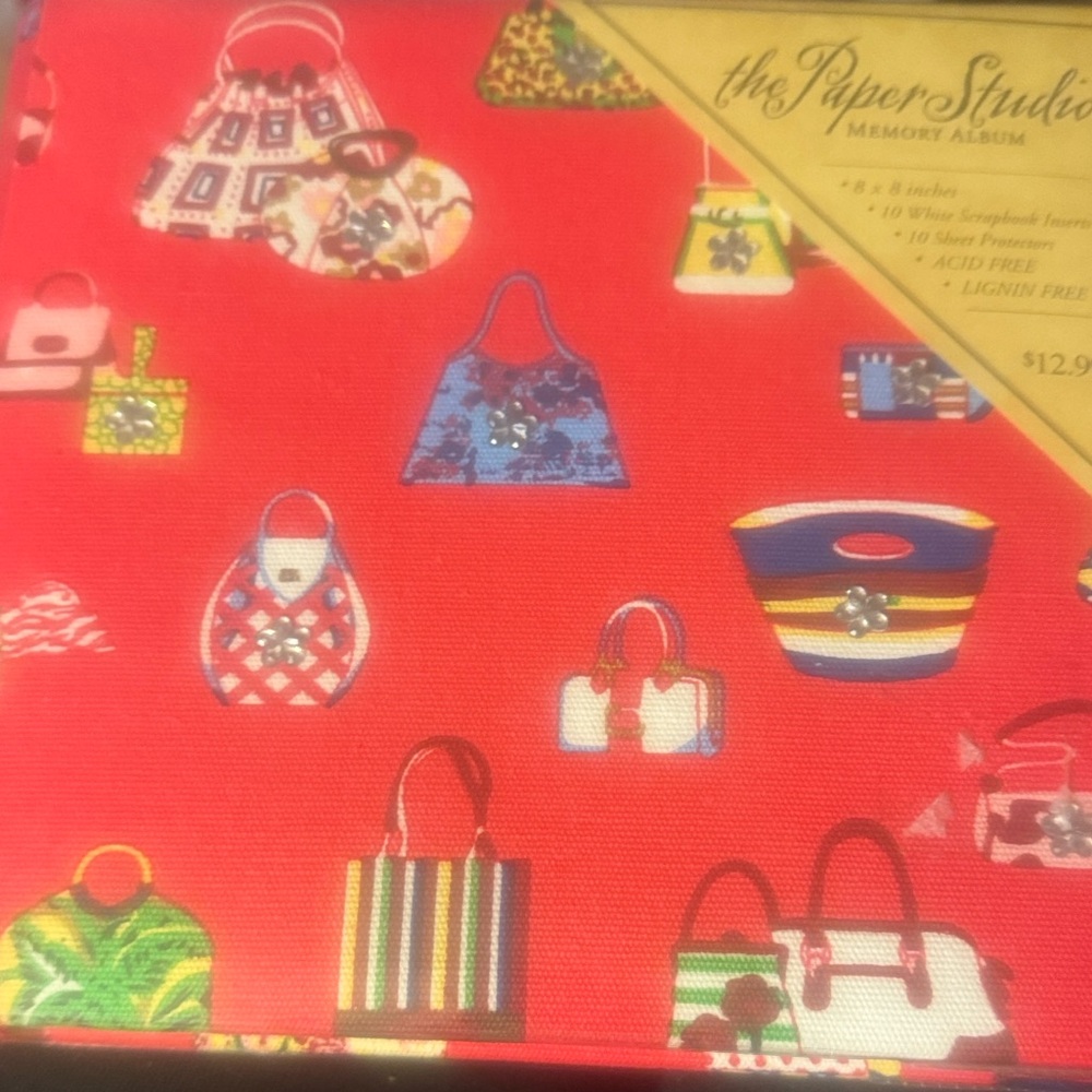 Red Photo Album and Refill Package. New